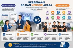 Perbedaan EO dan Vendor Acara